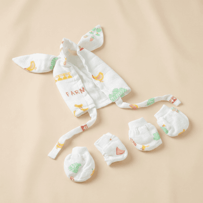 muslin baby bath care kit boys