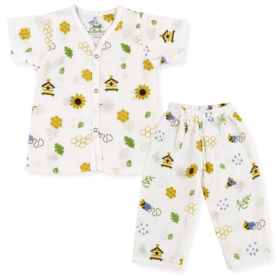 Muslin Night Suit - Beehive