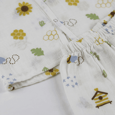 Muslin Night Suit - Beehive