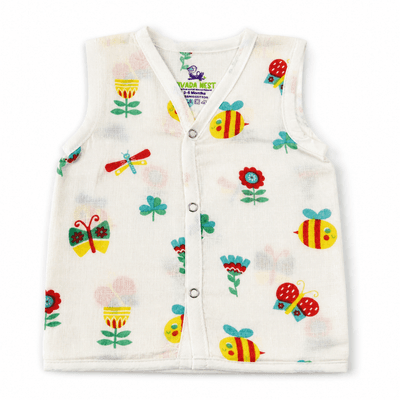 muslin button jabla dragon fly