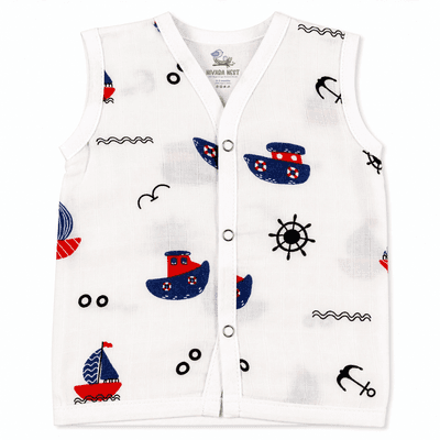 muslin button jabla boat