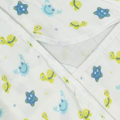 Muslin Hooded Bath Towel - Ocean Friends