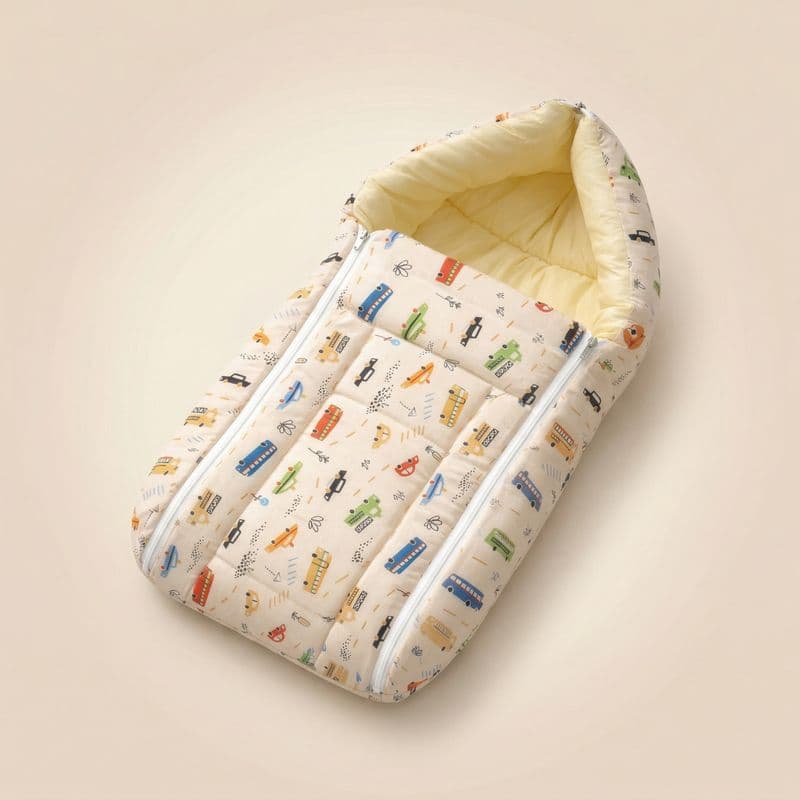 Soft Cotton Carry Nest – Newborn Comfort Bed Vehicles