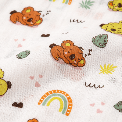 Muslin Button Frock - Koala