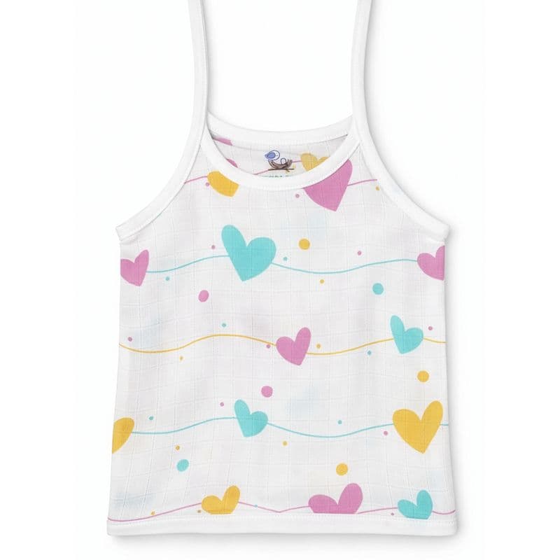 Muslin Knot Jabla - Pastel Heart Waves
