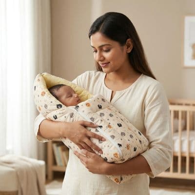 Newborn Baby Nest Carrier and Sleeping Bag Set
