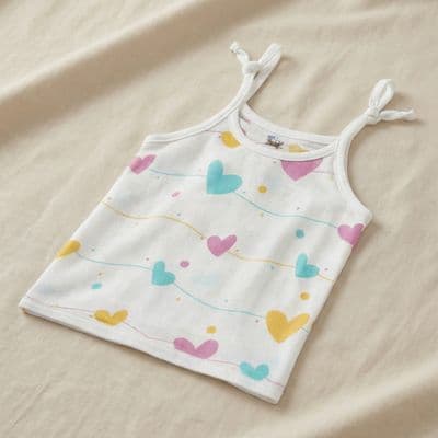 Muslin Knot Jabla - Pastel Heart Waves