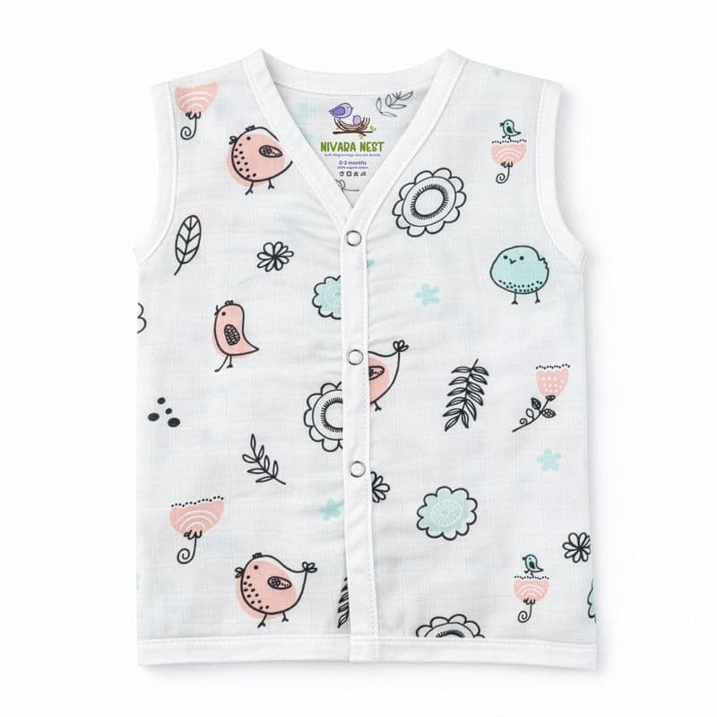 Muslin Button Jabla - Bird & Bloom