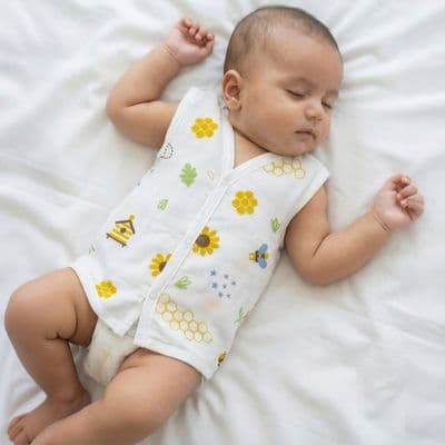Muslin Button Jabla - Honey Bee Garden
