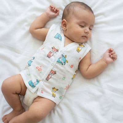 Muslin Button Jabla - Little Forest Friends