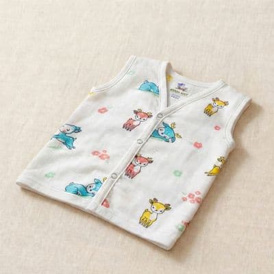 Muslin Button Jabla - Little Forest Friends
