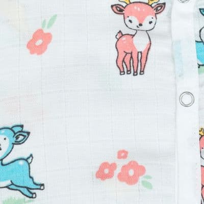 Muslin Button Jabla - Little Forest Friends