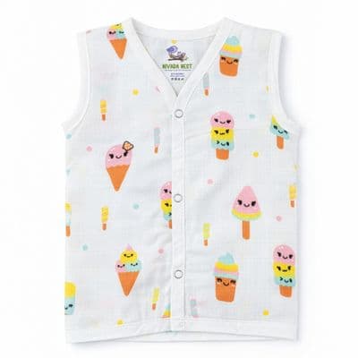 Muslin Button Jabla - Sweet Treats