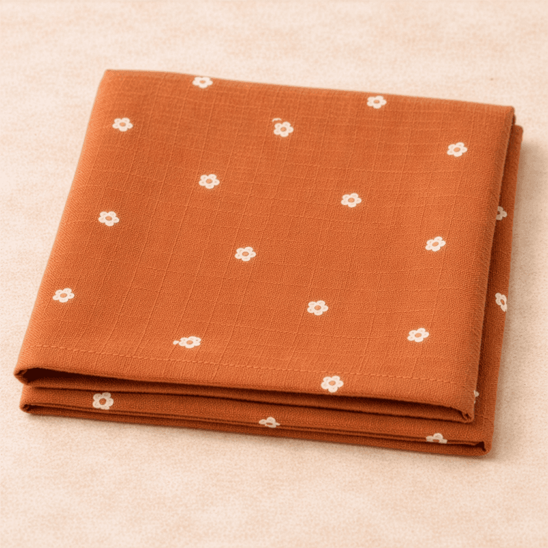 Muslin Bath Towel - Apricot