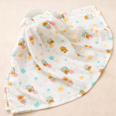 Muslin Swaddle - Balloon Bear