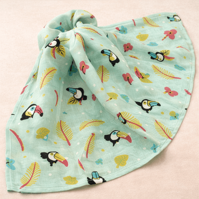 Muslin Swaddle - Macaw