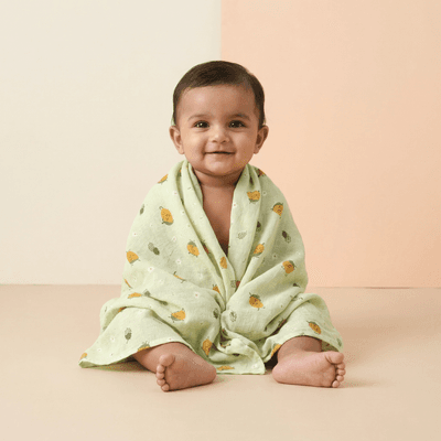 Muslin Bath Towel - Mango