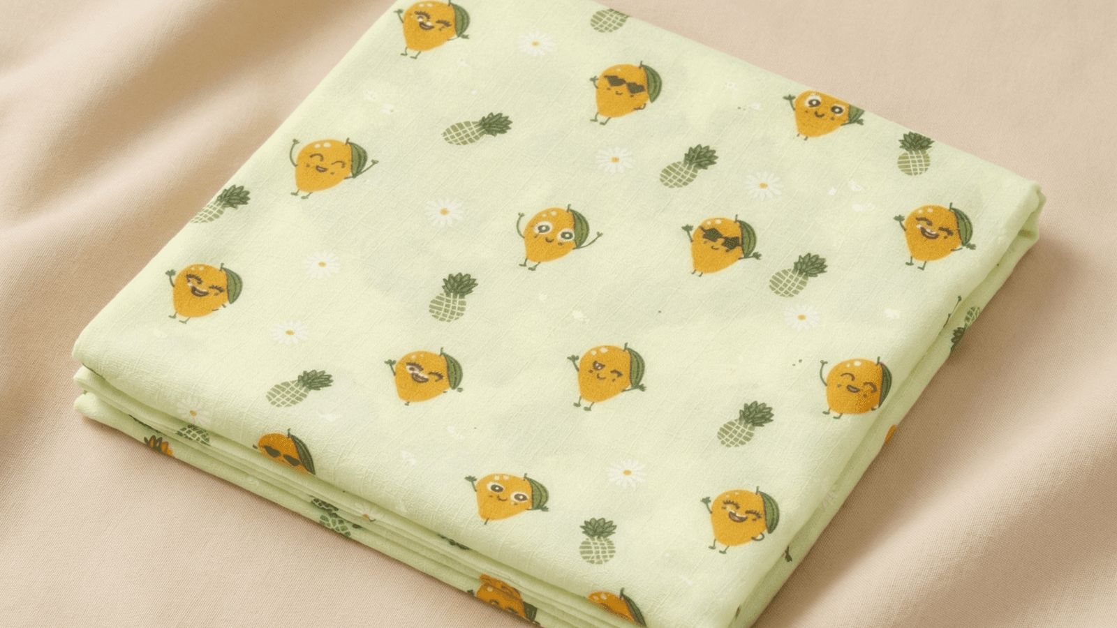 Muslin Bath Towel - Mango