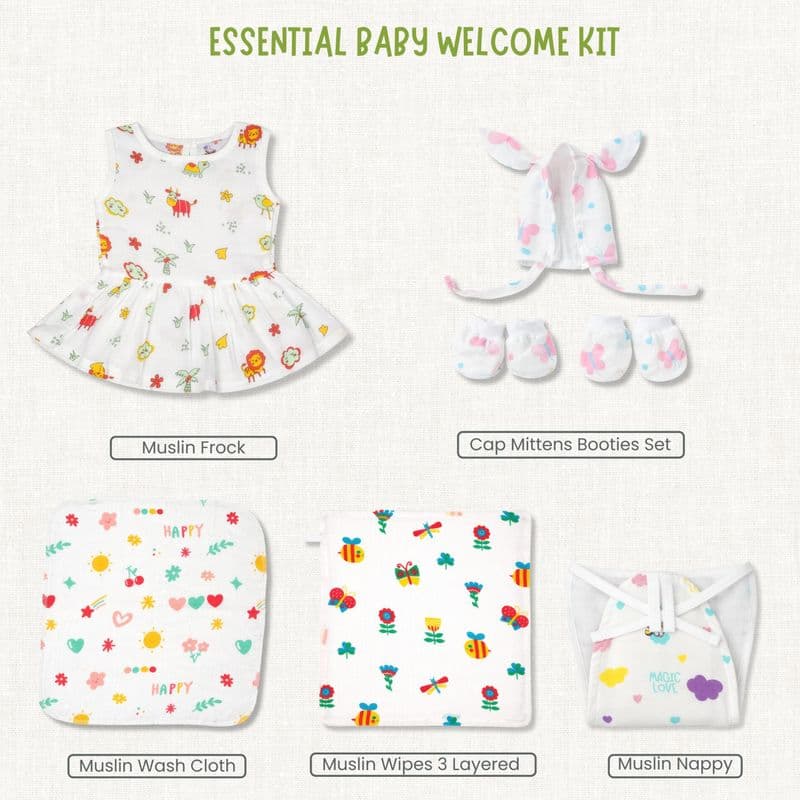 Essential Baby Welcome Kit – Girls