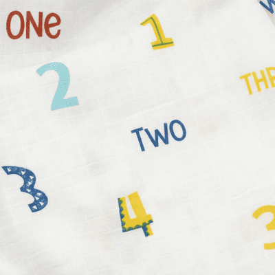 Muslin Swaddle - Numbers