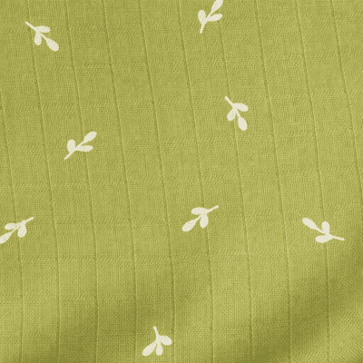 Muslin Bath Towel - Olive Green