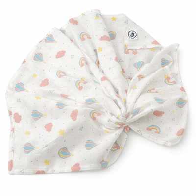 Muslin Bath Towel - Rainbow
