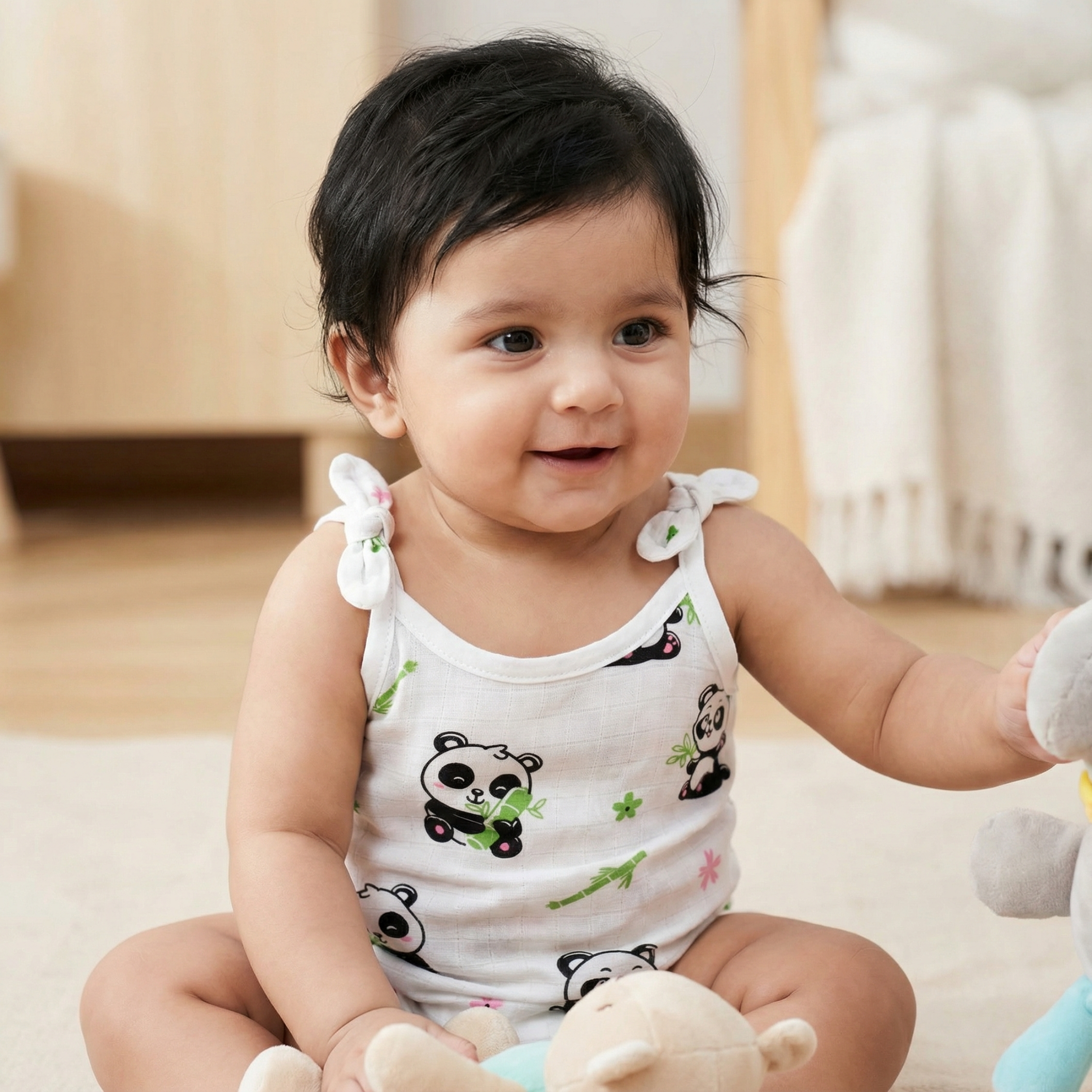 Muslin Knot Jabla - Bamboo Panda Play - Image 4