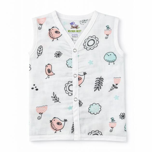 Muslin Button Jabla - Bird & Bloom