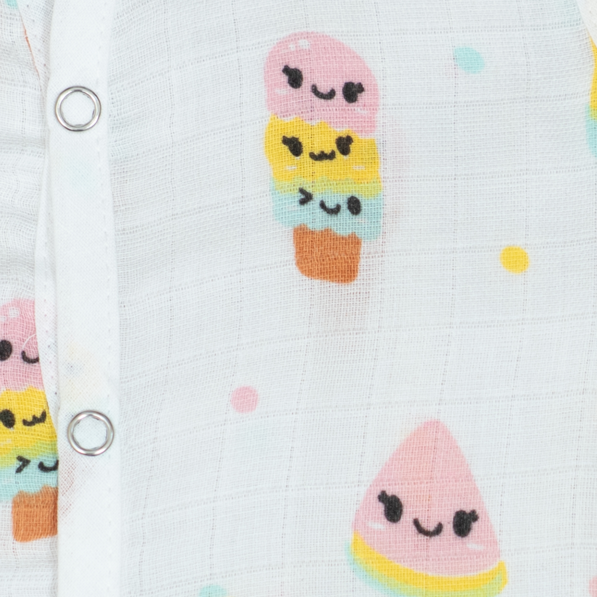 Muslin Button Jabla - Sweet Treats - Image 4